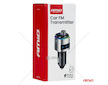 FM transmitter 2×USB-A microSD 12V 24V AMIO-04654