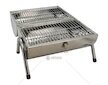Gril na dřevěné uhlí DOUBLE 2x38 cm cestovní CATTARA