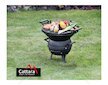 Gril na dřevěné uhlí KETTLE 35 cm CATTARA