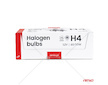 Halogenová žárovka H4 12V 60/55W UV filtr (E8) sada 20ks AMiO-04401