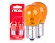 Halogenové žárovky PY21W BA15S 12V AMBER 2ks blister