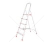 Hliníkové schůdky, 5 stupňů, skládací, jednostranné - MAR-POL