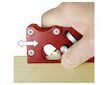 Hoblík – srážeč hran nastavitelný, 2 nože (45° a R3) – FORTUM