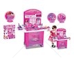 Hračka G21 Dětská kuchyňka Superior s příslušenstvím růžová