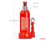 Hydraulický pístový zvedák 5T v PVC boxu AMIO-04183