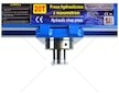 Hydraulický, pneumatický dílenský lis 20t s manometrem GEKO