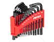 Imbusové klíče hex a torx z CRV oceli, černá 22ks AMiO-04297