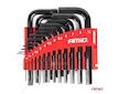 Imbusové klíče hex a torx z CRV oceli, černá 22ks AMiO-04297