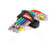 Imbusové TORX klíče z S2 oceli 9ks AMiO-04300