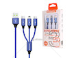 KABEL DO LADOWANIA 3.4A 3W1 MCM MCM002