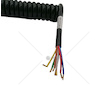 Kabel elektr. 7 propojovací spirálový bez koncovek
