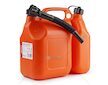 Kanystr na benzín dvoukomorový plastový 6L + 2,5L AMiO-03208