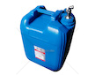 Kanystr na vodu 20L modrý kohout horní z uzávěru