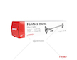 Klaksonová fanfára chrom 620 mm 12V 24V LowTone AMIO-04078