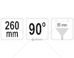 Kleště na ohýbání plechu 280 mm 90° YATO