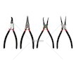 Kleště seeger 230mm/10", sada 4ks GEKO