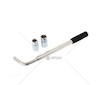 Klíč na kola 17x19 mm TÜV, GS nastavení délky ramene 350-510mm