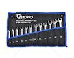 Klíče očkoploché ráčnové sada 12 ks 8 - 19mm GEKO