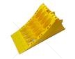 Klín pod kola L=475mm, barva - žlutá