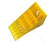 Klín pod kola L=475mm, barva - žlutá