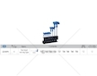 KLUCZE TORX KING TONY Z OTWOREM KING TON 22319PR