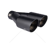Koncovka výfuku z nerezové oceli černá matná AMiO-04063