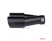 Koncovka výfuku z nerezové oceli černá matná AMiO-04063