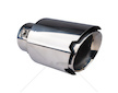 Koncovka výfuku z nerezové oceli, chrom AMIO-04064
