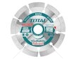 Kotouč řezný diamantový segmentový, 230x22,2mm, suché i mokré řezání, TOTAL