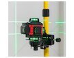 Křížový laser 360° samonivelační, 4D, zelený RED TECHNIC