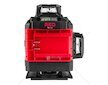 Křížový laser 360° samonivelační, 4D, zelený RED TECHNIC