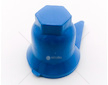 Krytka matice kola S-32 modrá, plast 32MMCOL-BLUE