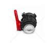 Kulový ventil pro kontejner na vodu IBC, vstup S60x6 s vývodem Camlock Typ A 2" s uzávěrem