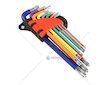 L-klíče TORX, sada 9 ks, T10-T50, 125 mm BJC