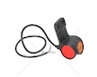 LAMPA OBRYS.DIOD 12/24V PRAWA WISZACA  LD3109/P