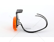 LAMPA OBRYS.DIODOWA OWALNA ZOLTA Z UCHWY WAS W64/305Z