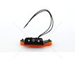 LAMPA OBRYS.DIODOWA OWALNA ZOLTA Z UCHWY WAS W64/305Z