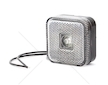 LAMPA OBRYS.KWADRAT BIALA DIODA 303 WAS W63/303