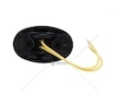 LAMPA OBRYS.LED ZOLTA 12/36V OWALNA  FT-067ZLEDDARK