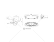 LAMPA SCENEFAB 2400 LED CZARNA  42-2000-501