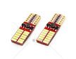 LED CANBUS 24SMD 4014 T10e (W5W) White 12V / 24V