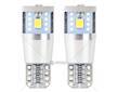LED CANBUS 3SMD 2835 T10e (W5W) ALU White 12V / 24V