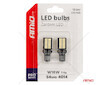 LED CANBUS BULBS PRO series T15e W16W 54x4014 SMD White 12V/24V AMIO-03724