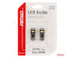 LED CANBUS BULBS T10e W5W 3x2055 SMD White 12V/24V AMIO-03720