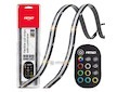 LED pásky COB do auta s dálkovým ovládáním vícebarevné RGB 2x30cm 12V AMiO-04579