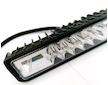 LED pracovní světlo, 16LED 10-30V stroboskop, hliníkové pouzdro, 145x35x35