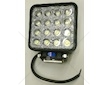 LED pracovní světlo 16LED 16x3W, 48W 109X138X99mm - masivní kovová konstrukce