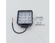 LED pracovní světlo 16x3W, 48W 107X107X58mm