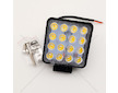 LED pracovní světlo 16x3W, 48W 110X110X45mm