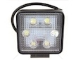 LED pracovní světlo 18W, 12-24V, 6x3W, 110x110mm